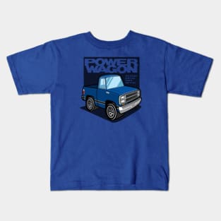 Impact Blue - Power Wagon (1980) Kids T-Shirt